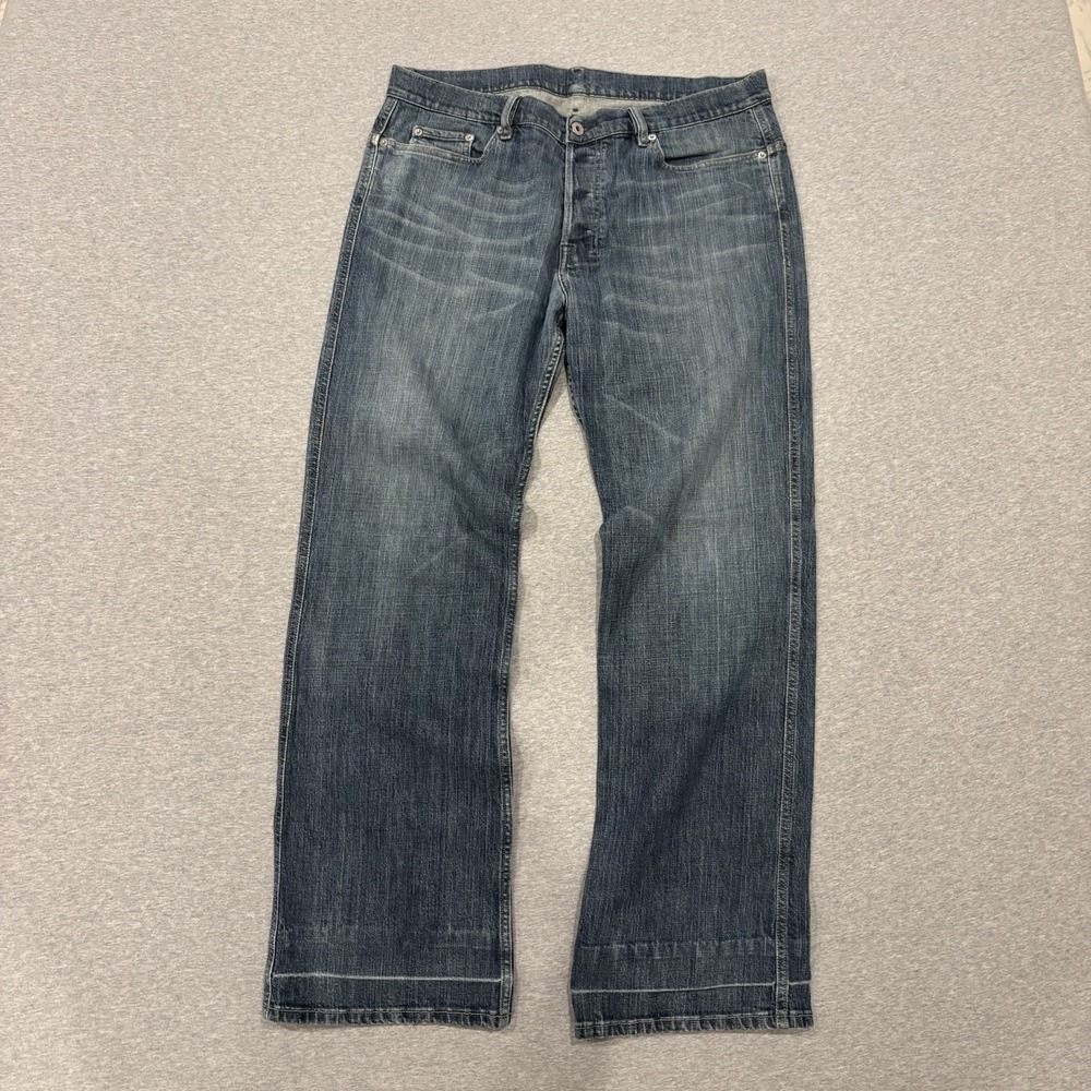 Vintage Y2K Diesel Ravix Bootcut Jeans Men's Size 38x33 Blue Denim Button Fly